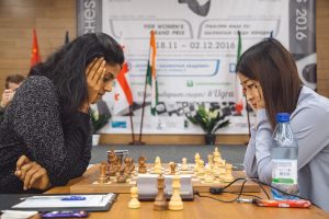 Dronavalli Harika (IND) and Ju Wenjun (CHN)