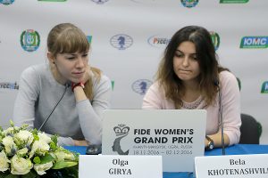 Bela Khotenashvili (GEO) and Olga Girya (RUS)