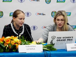 Valentina Gunina (RUS) and Almira Skripchenko (FRA)