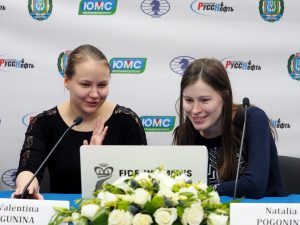 Valentina Gunina (RUS) and Natalia Pogonina (RUS)