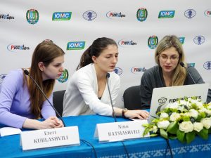 Nino Batsiashvili (GEO) and Almira Skripchenko (FRA)