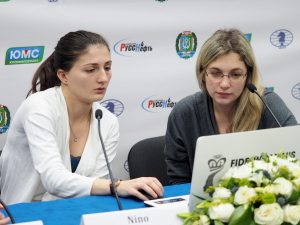 Nino Batsiashvili (GEO) and Almira Skripchenko (FRA)