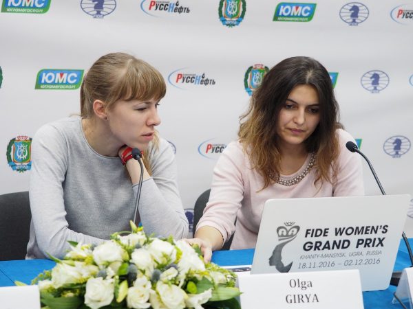Olga Girya (RUS) and Bela Khotenashvili (GEO)