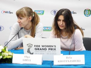 Olga Girya (RUS) and Bela Khotenashvili (GEO)