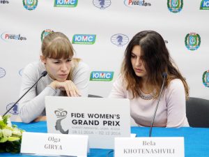 Olga Girya (RUS) and Bela Khotenashvili (GEO)