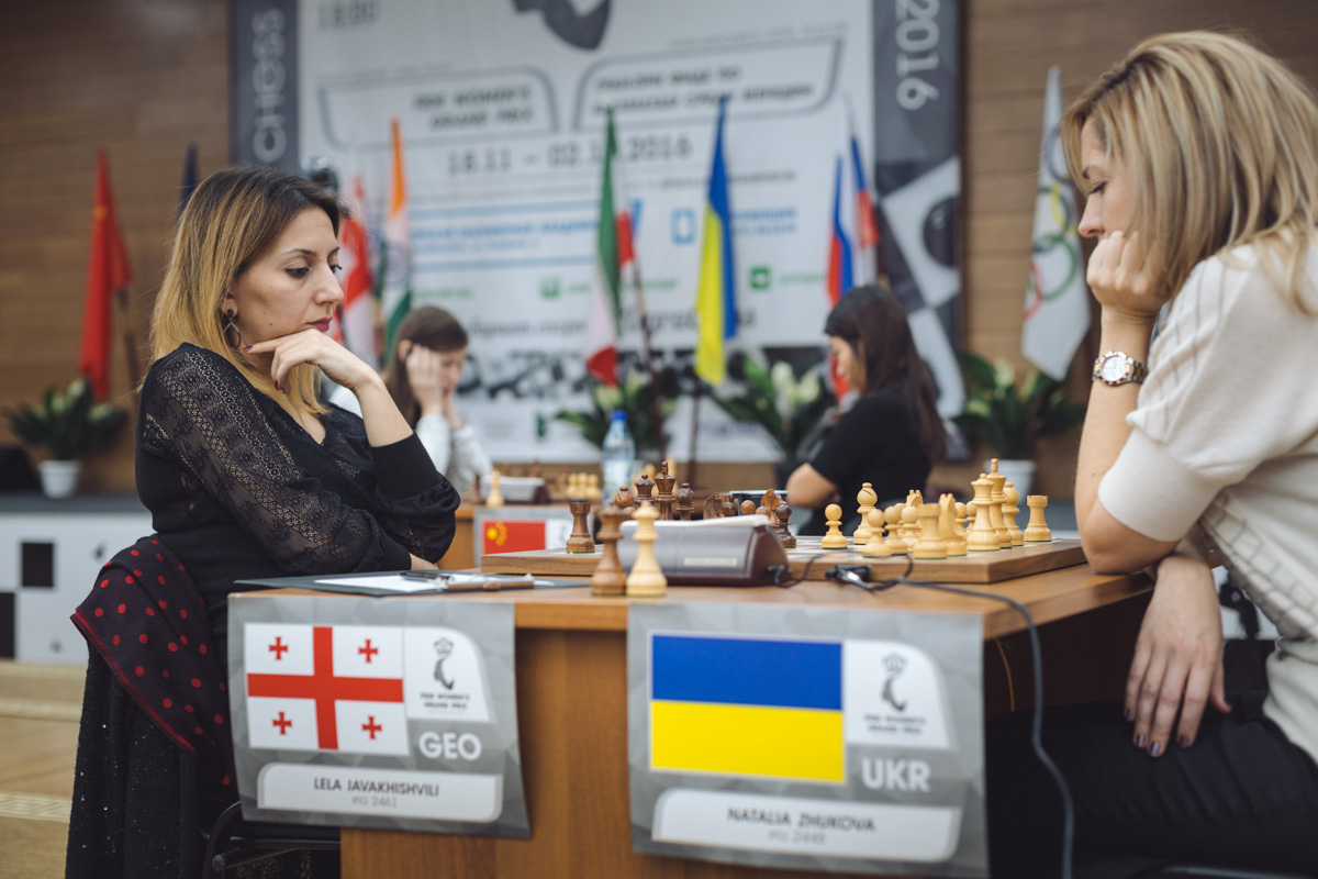 Lela Javakhishvili (GEO) and Natalia Zhukova (UKR)