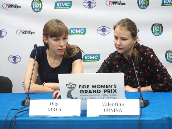 Olga Girya (RUS) and Valentina Gunina (RUS)